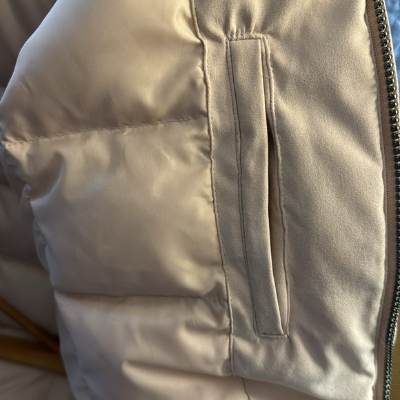 Women's London Fog pale pink coat Sz L - Picture 10 of 12